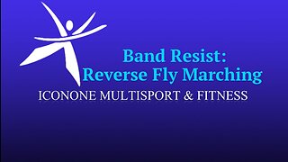 Band Isometric Reverse Fly: Marching