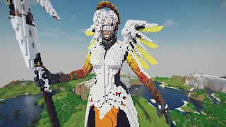 Minecraft Mercy from Overwatch Build!