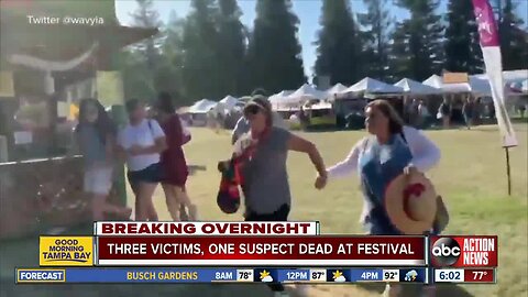At least three victims, one suspect dead after shooting at California food festival