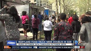 Maryland food truck week kicks off featuring close to 100 food trucks