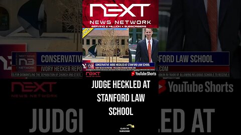 Conservative Judge Heckled at Stanford Law School #shorts