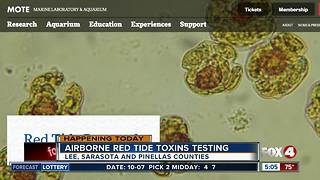 FDOH starts testing air quality for red tide toxins in SWFL
