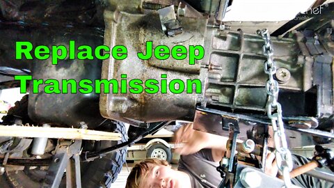Remove Jeep AX15 - AX5 Transmission And Install After Rebuild By FAIRBANKS 4x4