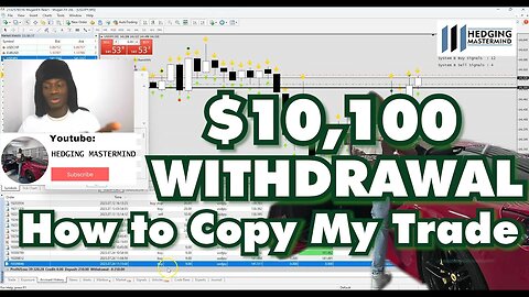 🤑💰$10,100 Withdrawal and How To Copy My Trades 📈🎯#FOREXLIVE #XAUUSD