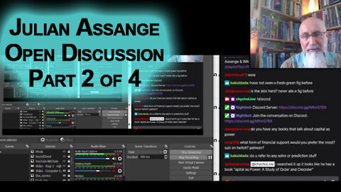 Julian Assange's The World Tomorrow Live Stream & Open Discussion, Part 2 of 4 [ASMR WikiLeaks]