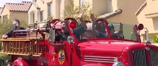 Drive-by birthday parade for Las Vegas youth