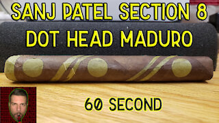 60 SECOND CIGAR REVIEW - Section 8 Dot Head Maduro - Should I Smoke This