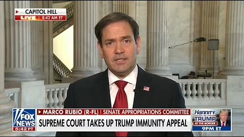 Sen Marco Rubio: It's Outrageous To Keep Trump Off The Ballot