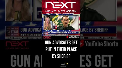 Gun Advocates Get Put In Their Place By Sheriff #shorts