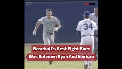 Baseball's Best Fight Ever was Nolan Ryan versus Robin Ventura