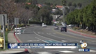 City says 530 new homes won't clog road during evacuation
