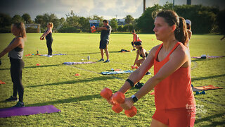 Palm Beach Gardens gym offering outdoor workouts