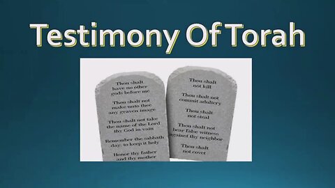 Torah Testimony of Kurt