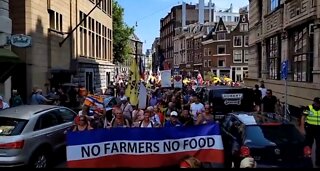 Thousands March In Amsterdam In Support of Farmers