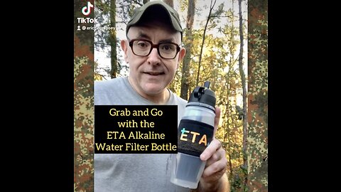 Grab and Go with the ETA Alkaline Water Filter Bottle