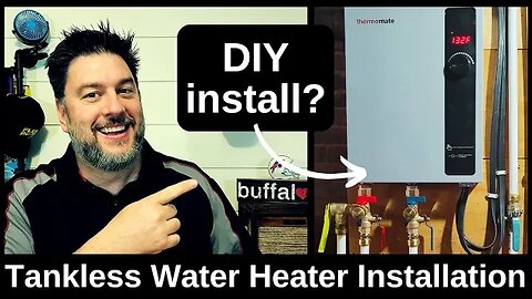 🌟 Tankless water heater install. Thermomate 18KW tankless water heater [505]