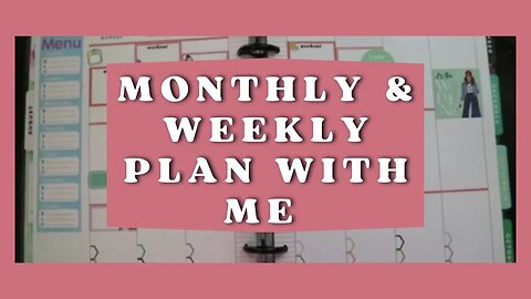 Monthly and Weekly Plan With Me - August Catch All