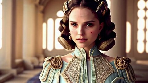 Natalie Portman as The Queen Padmé Amidala Star Wars- Realistic Photo -AI Art