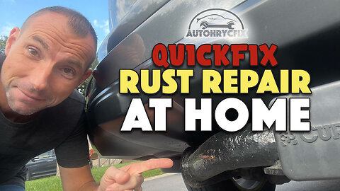 How to remove rust from trailer hitch..... Quick Fix rust repair!