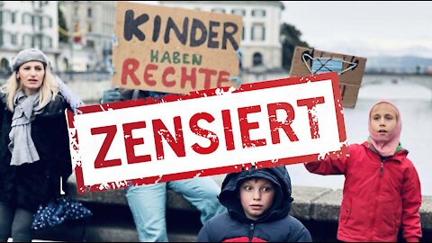 Zensiert - Demonstration in Zürich "Maskenpflicht an den Zürcher Schulen" - 1. Dezember 2021