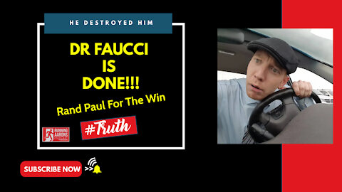FAUCCI DESTROYED!!! - Senator Rand Paul Absolutely Demolishes the "Doctor"