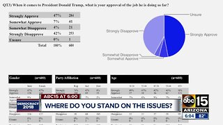 New poll shows where Arizona stands with the latest voting issues