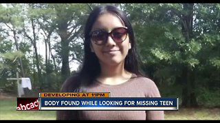 Authorities discover body in search for missing N.C. teen