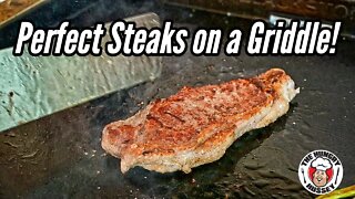 HOW TO COOK A STEAK ON THE BLACKSTONE GRIDDLE !!!!!