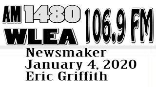 Wlea Newsmaker January 4, 2021, Eric Griffith