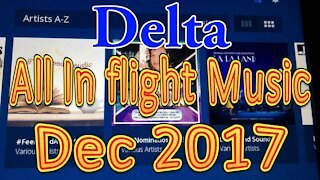 Delta’s All In flight Music for December 2017