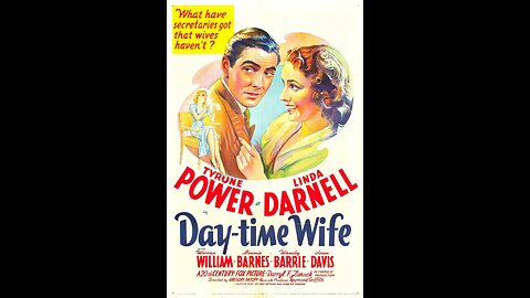 Day-Time Wife (1939) | American romantic comedy film directed by Gregory Ratoff