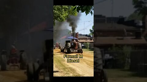 Farmall M Diesel Sled Pulling | Operated by a redneck hillbilly in a straw hat 2023