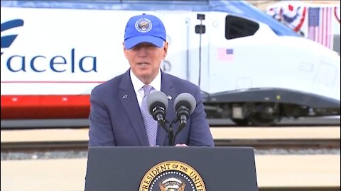 Biden Seems To Get Lost As He Struggles To Tell Amtrak Story