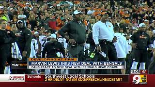 Marvin Lewis inks new deal with Bengals