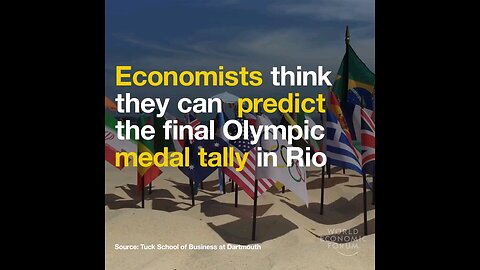 Economists think they can predict the final Olympic medal tally in Rio