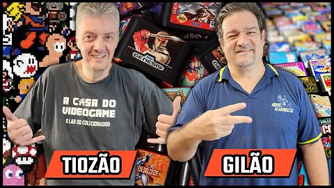 Tiozão E Gilão - Especialistas em Games Retro - Podcast 3 Irmãos #379