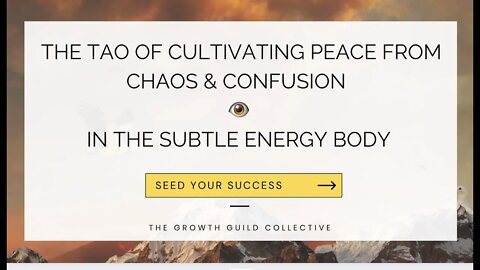 🎙 The Tao Of Cultivating Peace From Chaos