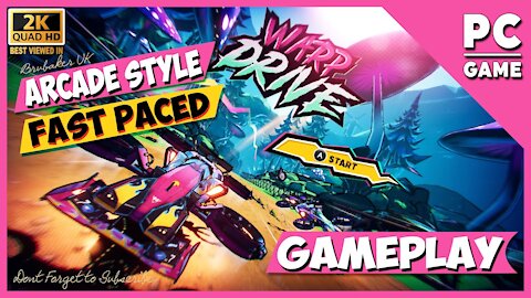 Warp Drive - Fast Paced Arcade Style Racing Game - PC Gameplay