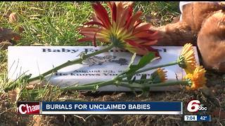 Woman gives burial for unclaimed hospital babies