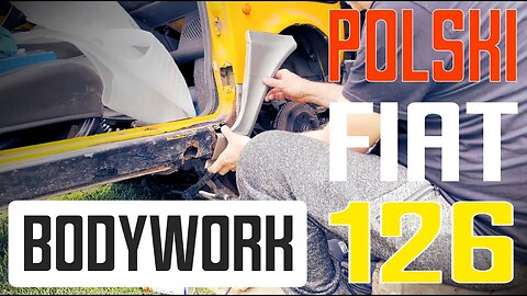 Polski Fiat 126 body panel repair
