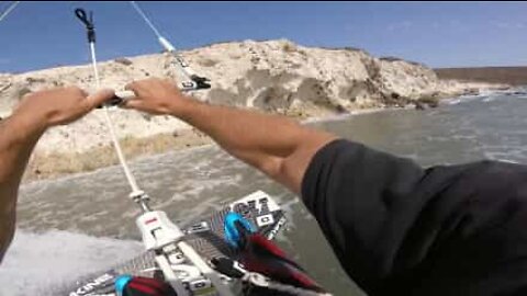 This is why kitesurfing is awesome