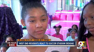 West End residents react to soccer stadium design