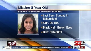 Police searching for missing 8-year-old girl