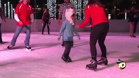 Enjoy outdoor ice skating in San Diego