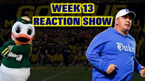 Week 13 Reaction Show College Football Gambling