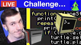 LIVE - Ep7 Lupus590's ComputerCraft Challenge - Can't Break, Place Blocks - Minecraft Mods Lets Play