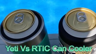 Will RTIC Or Yeti Keep Your Can Of Beer Colder? 1 Hour Temperature Test!