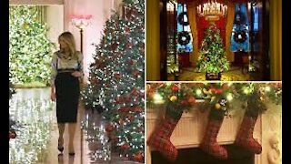 2020 Christmas Decorations at the White House - May Have Qlue's....