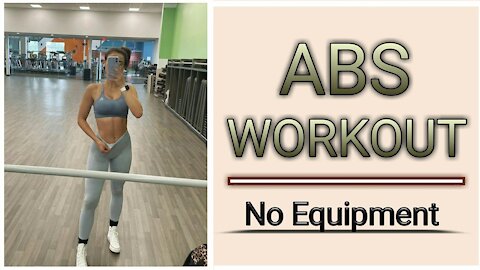 ABS Workout Without Equipment 💪
