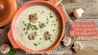 Keto Cream of Mushroom Soup